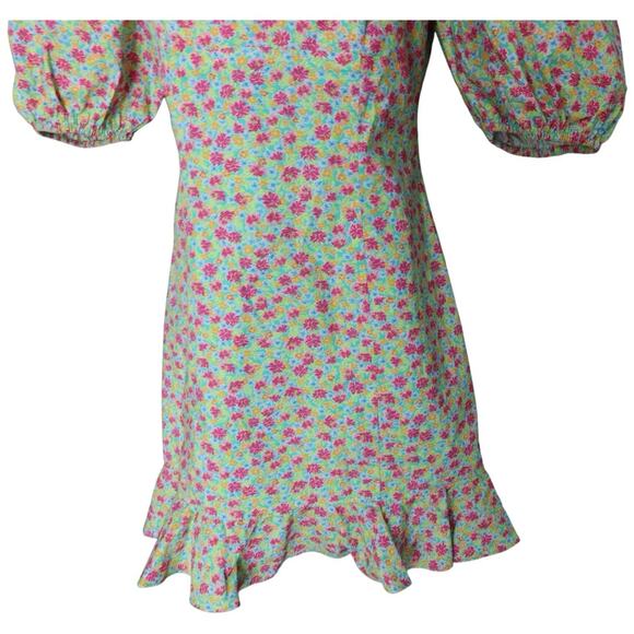 LOVERS AND FRIENDS Luella Mini Dress in Millie Floral Multi Size M - Picture 3 of 11